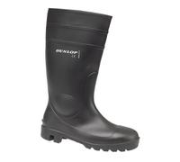 Dunlop 142PP Protomaster Black Wellington Boots - Size 10