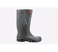 Dunlop Mens Purofort+ Full Safety Wellington Unisex - Green - Size UK 14