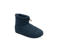 Dunlop Men's 'Reed' Textile Boot Slippers in Navy | Size: 11 Dunlop Navy 11