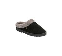 Dunlop Men's 'Rufus' Suede Mule Slippers in Black | Size: 10 Dunlop Black 10