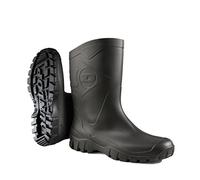 Dunlop Men's Short Wellington Boots - Black - UK 10 / EU 44 / US 11