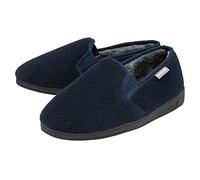 Dunlop Mens Slippers Twin Gusset - Navy Blue - UK 12