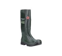 Dunlop Men's 'TerraPro' Plain PU Wellingtons in Green | Size: 11 Dunlop Green 11