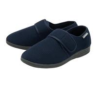 DUNLOP Mens Touch Fastening Slippers - Navy - UK 12