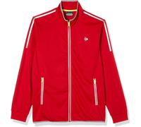 Dunlop Men's Training Jacket Club Line Knitted Jacket, Red / White, XXL