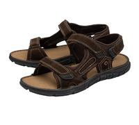 DUNLOP Mens Trekking Walking Sandals - Brown - UK 12