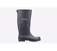 DUNLOP Universal Wellington Knee Boot - Unisex, Waterproof Work Wellies for Farming, Hunting and Outdoor Use, PVC, Green/Crepe - EU43, UK9