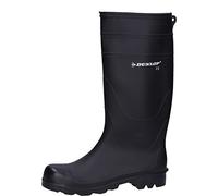 Dunlop Universal Plain Rubber Wellingtons Black Size 42
