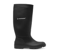 Dunlop Mens Wellies Black Adults Slip On Gripped Welly Wellington Pricemastor