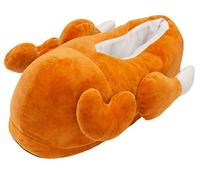 DUNLOP Mens Womens Slippers Christmas Turkey Festive Holiday Novelty Xmas Warm Soft Cosy Padded 3D Slip Ons (Numeric_3) Tan