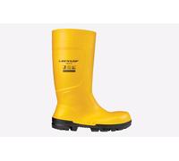 Dunlop Mens Work-It WATERPROOF Safety Wellingtons - Yellow Steel - Size UK 10