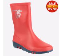 Dunlop Mini Red/bl Childrens Wellingtons PVC