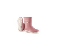 DUNLOP Mini Kids' Wellies, Waterproof, PVC, Pink/White, UK 7