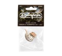 Jim Dunlop 33P.013 Nickel Silver Finger and Thumbpick Player Pack (Pack of 5)