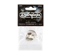 Dunlop Nickel Silver Fingerpicks 0.0225" - 33P.0225 Player Pack