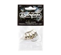 Dunlop Nickel Silver Fingerpicks 0.025" - 33P.025 Player Pack