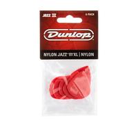 Dunlop Nylon JAZZ3XL Red Plectrum (Pack of 6) (NEW)