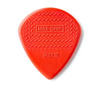 Jim Dunlop 471P3N Jz-6 Nylon Max Grip Guitar Pick in Player Pack