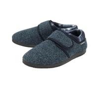 Dunlop Orthapedic Easy Close Velcro Slippers for Men (6 Sizes) - 11 UK - Navy
