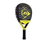 Dunlop Padel Racket Tristorm | Graphite Frame | Diamond Shape | Power Frame Technology | Extra Grip Finish | Soft EVA Core | Power & Spin Control