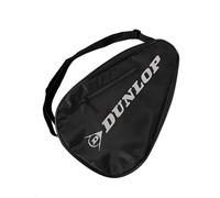 DUNLOP Padel Small Paletero - Padel Bag for 2 Padel Rackets, Thermal Lining for Heat Protection, Outer Pocket for Accessories, Adjustable Shoulder Strap, Durable & Compact, Black