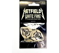 Jim Dunlop Ultex Plectrum Hetfield's White Fang 0.73 mm Custom Flow Pack of 6 White