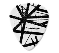 Dunlop Picks - EVHP03 EVH VHI (White with Black Stripes)