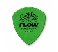 DUNLOP TORTEX® FLOW® PICKS - Standard .88 mm - Green (Set of 12 pieces)