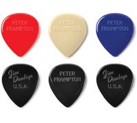 Dunlop Picks - Peter Frampton Vintage Jazz Teardrop Pick - Pack 6