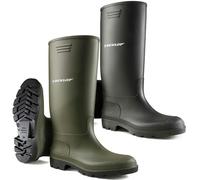 Dunlop Pricemaster Mens/Womens Waterproof Wellington Wellies - Green - UK 10 / EU 44