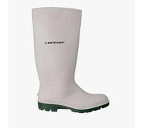 Dunlop PRICEMASTOR Mens Wellington Boots White/Green - UK 8