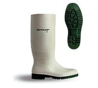 Dunlop Pricemaster Non Safety 100% Waterproof Wellington Work Boots Adults White