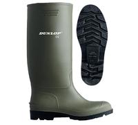 Dunlop Pricemastor Non Safety Waterproof Wellington Boots 1Pr Green 10 BBG10
