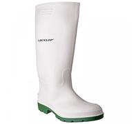 Dunlop Pricemaster Non Safety 100% Waterproof Wellington Work Boots Adults White