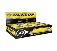 DUNLOP Squash Balls Pro Double Yellow, 12 Balls, Official Tournament Squash Ball