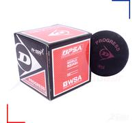 Dunlop Pro Squash Balls Double Dot Yellow, Intro Blue, Red Progress, Competition