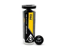 DUNLOP PRO Squash Balls - Tube of 3