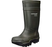 Dunlop Protective Footwear Dunlop Purofort Thermo+, Unisex Adults’ SRC Safety Boots, Green (Green Green), 11 (46 EU))), Black Green Red