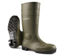 DUNLOP Protomastor Full Safety Wellies with Steel Toe, PVC, Green, UK 3