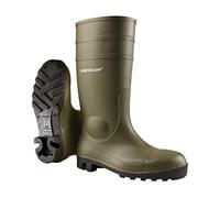 Dunlop Wellingtons 142VP Protomastor Full Safety Unisex Green Size 43