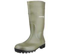 Dunlop Protomaster Full Safety Wellington PVC Waterproof Boots 1 Pair Green 05 142VP05