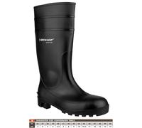 Dunlop - PROTOMASTER FULL Safety Wellington Boot Black Green White
