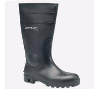 Dunlop Safety Wellington Boots Protomastor - Full Safety Steel Toe - Black UK 5