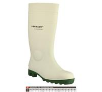 Dunlop Protomastor Safety Wellington White Tough PVC/Nitrile Upper, Antistatic