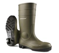 Dunlop Protomaster Full Safety Wellington PVC Waterproof Boots 1 Pair Green 07 142VP07