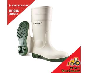 Dunlop Protomastor Safety Welly White Wellington Boot Wellies 3-13 Waterproof