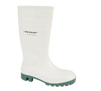 Dunlop Protomastor W195 Uniform Full Safety Waterproof Wellingtons White