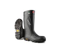 DUNLOP Purofort+ Expander Full Safety Wellies, Vibram Sole, Black, UK 14
