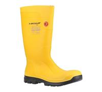 Dunlop Purofort Fieldpro Full Safety Wellington Yellow Size 7