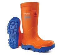Dunlop Purofort Fieldpro Thermo+ Full Safety Wellingtons Orange Size 6